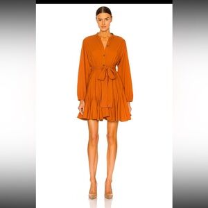 RHODE Emma Orange Dress